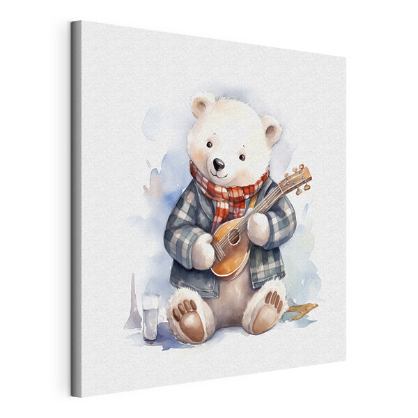 Vászonképek Egy gitáron játszó mackó akvarellje (Cikkszám: s39120) Vászonképek Vászonképek Egy gitáron játszó mackó akvarellje (Cikkszám: s39120)