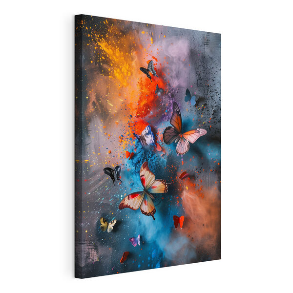 Butterflies flying butterflies in a colorful cloud Butterflies flying butterflies in a colorful cloud
