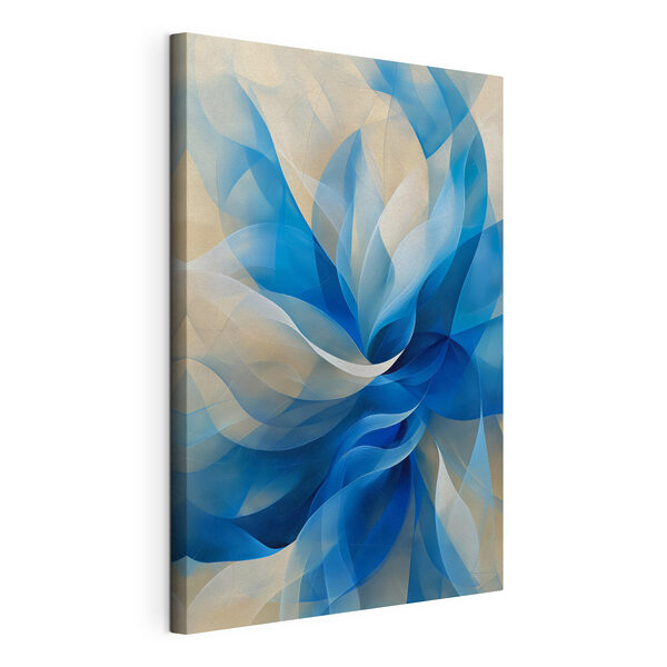 Blue and white swirly flower Blue and white swirly flower