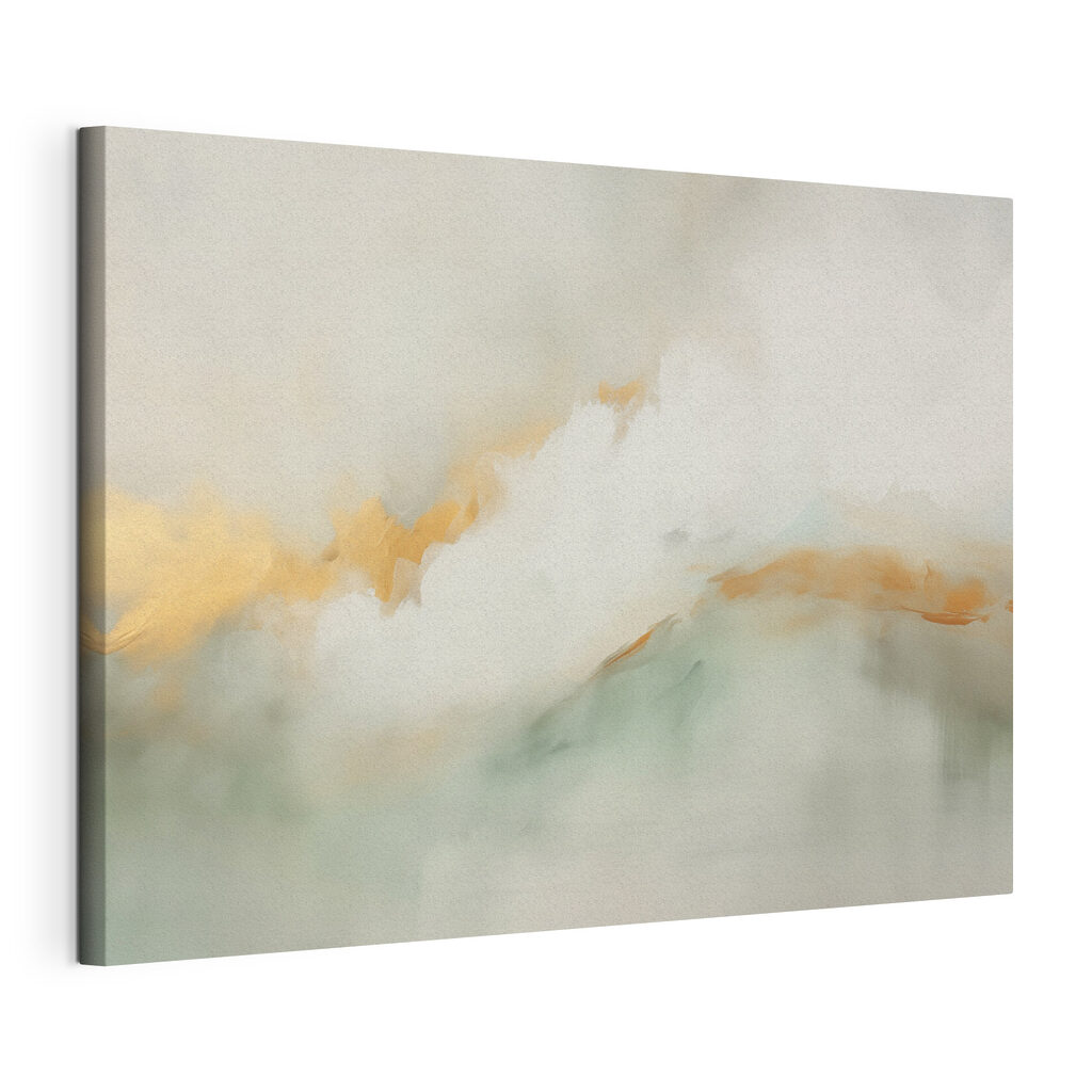 Painting of a mountain range