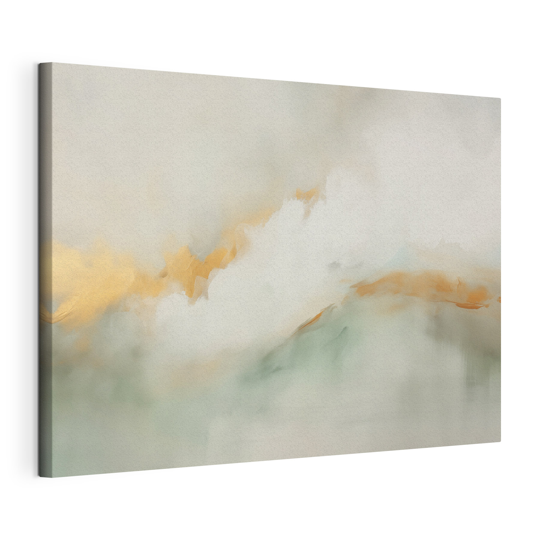 Painting of a mountain range