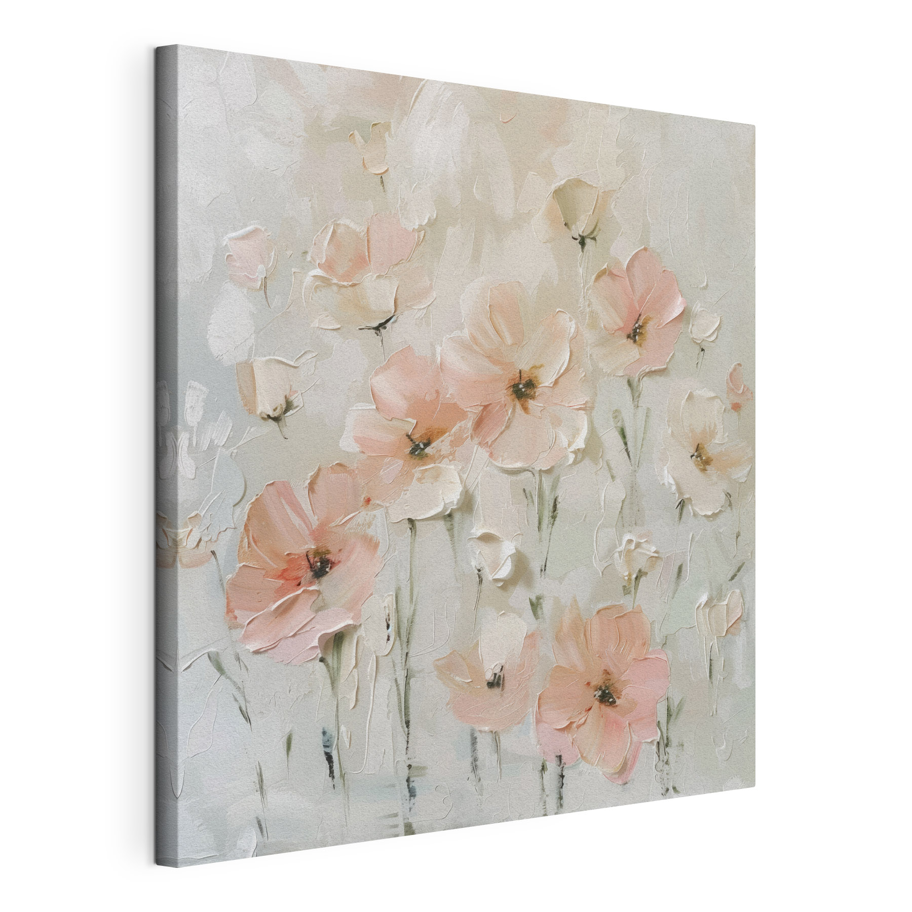 Painting of pink flowers Painting of pink flowers