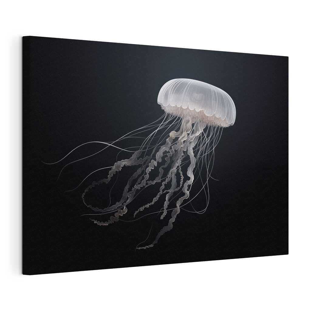 Jellyfish with long tentacles
