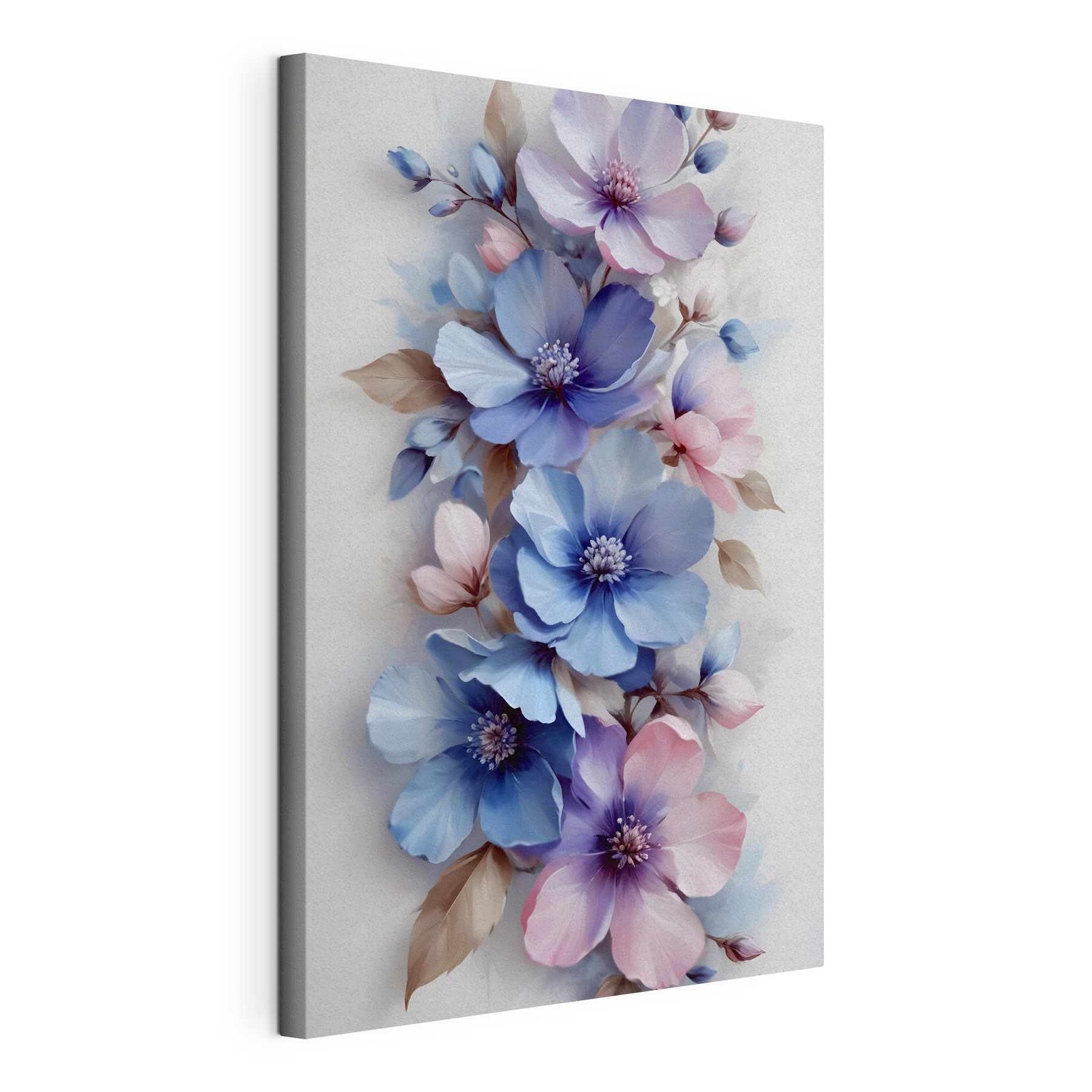 Delicate hues in floral arrangement