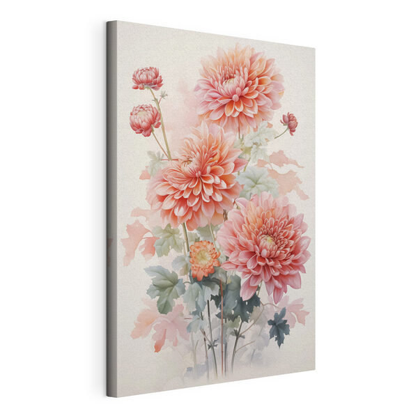 Beautiful blooms in soft colors