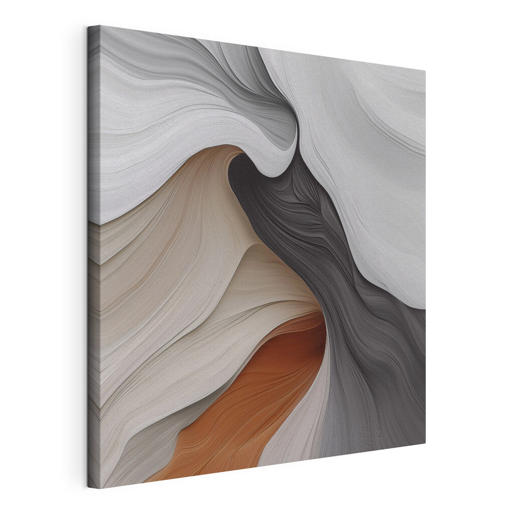 Elegant curves in earthy tones Elegant curves in earthy tones