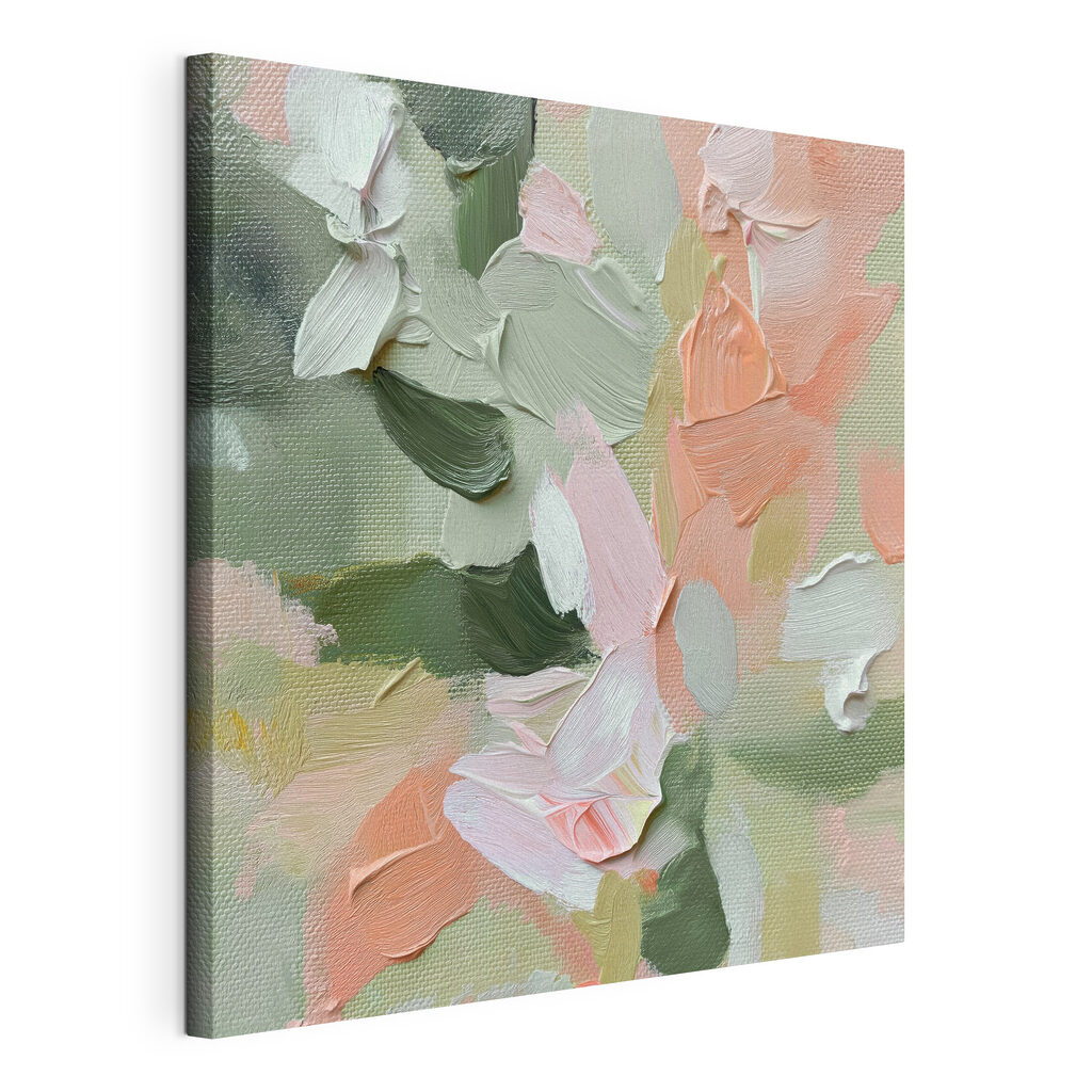 Soft pastels blend on textured canvas Soft pastels blend on textured canvas