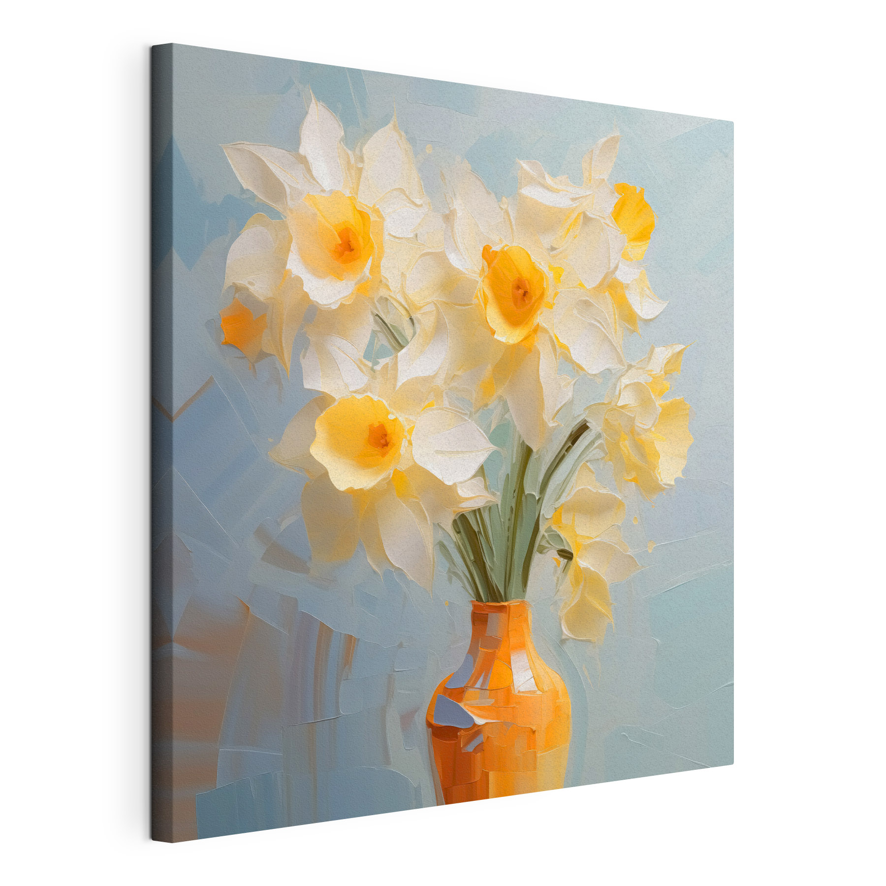 Yellow and white flowers in a vase Yellow and white flowers in a vase