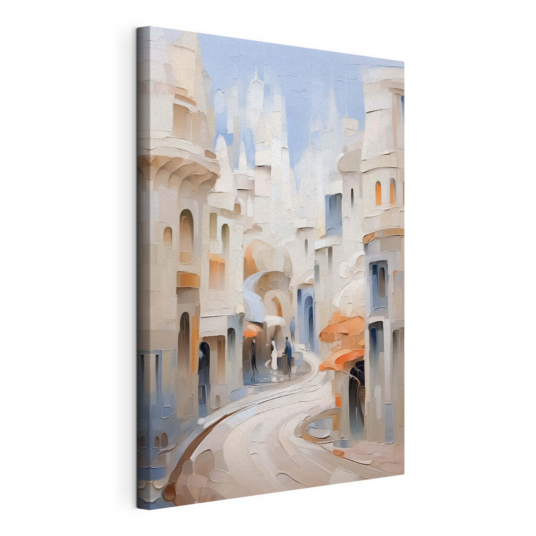 Painting of a city