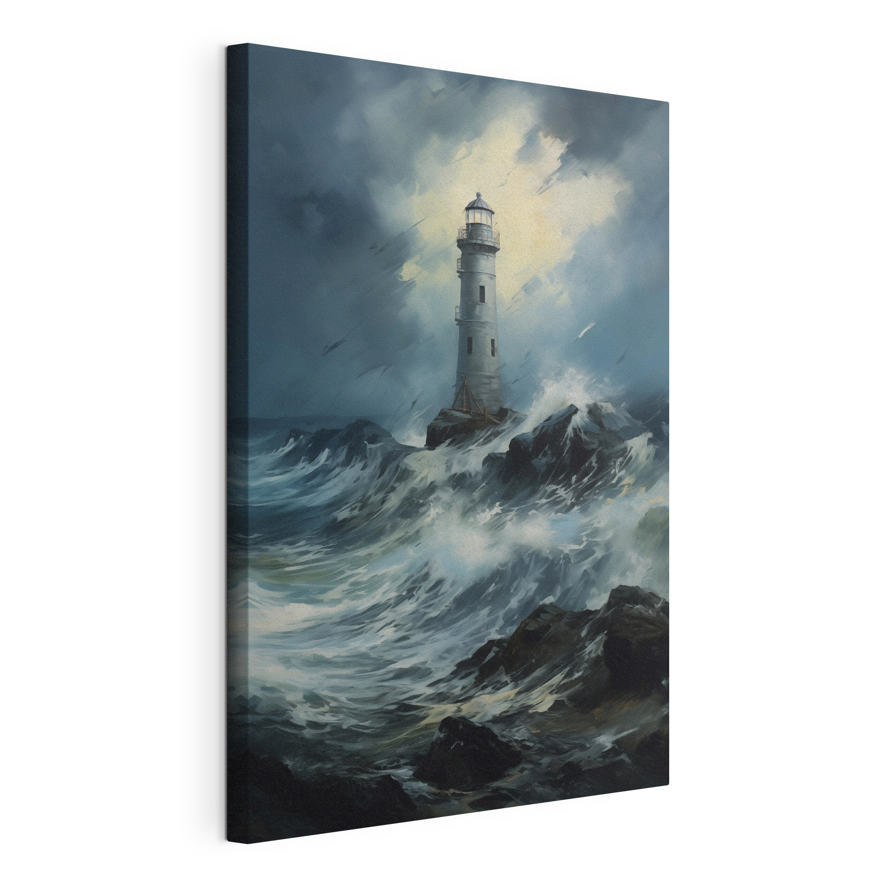 Lighthouse in the ocean