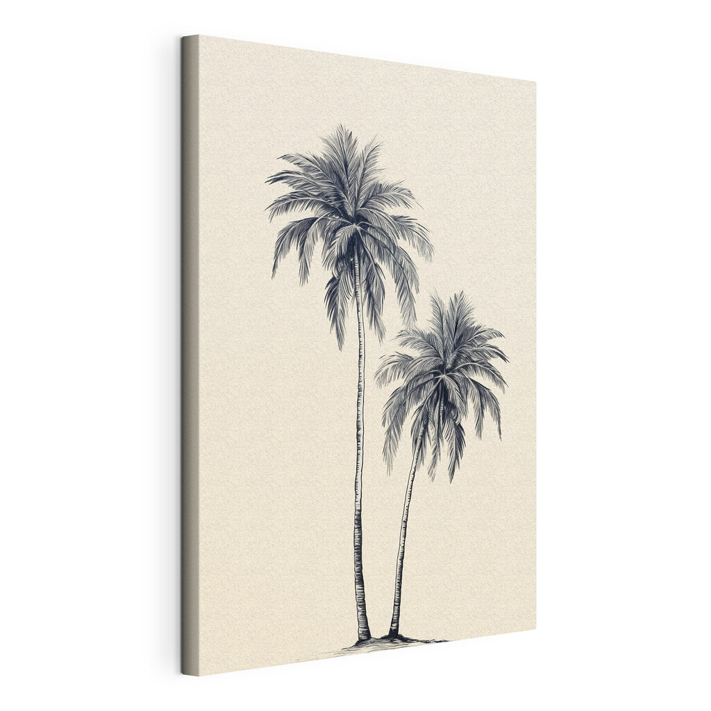 Group of palm trees