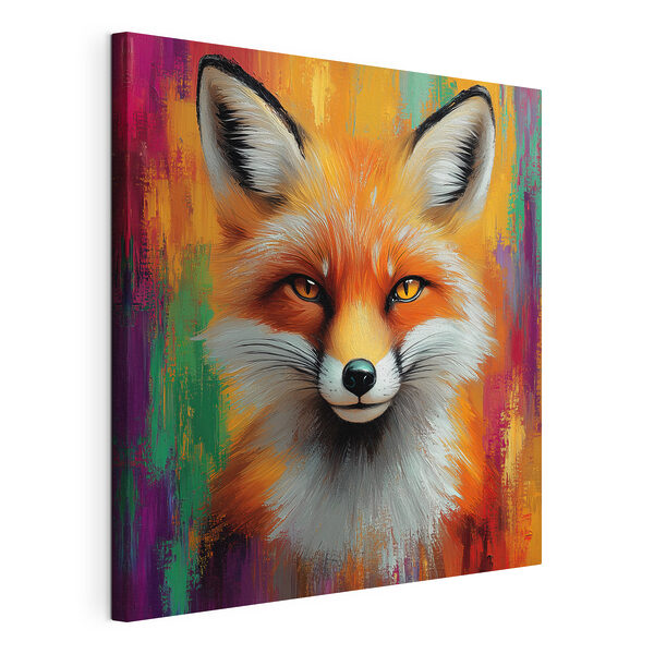 Egy róka festménye Vászonképek Egy róka festménye