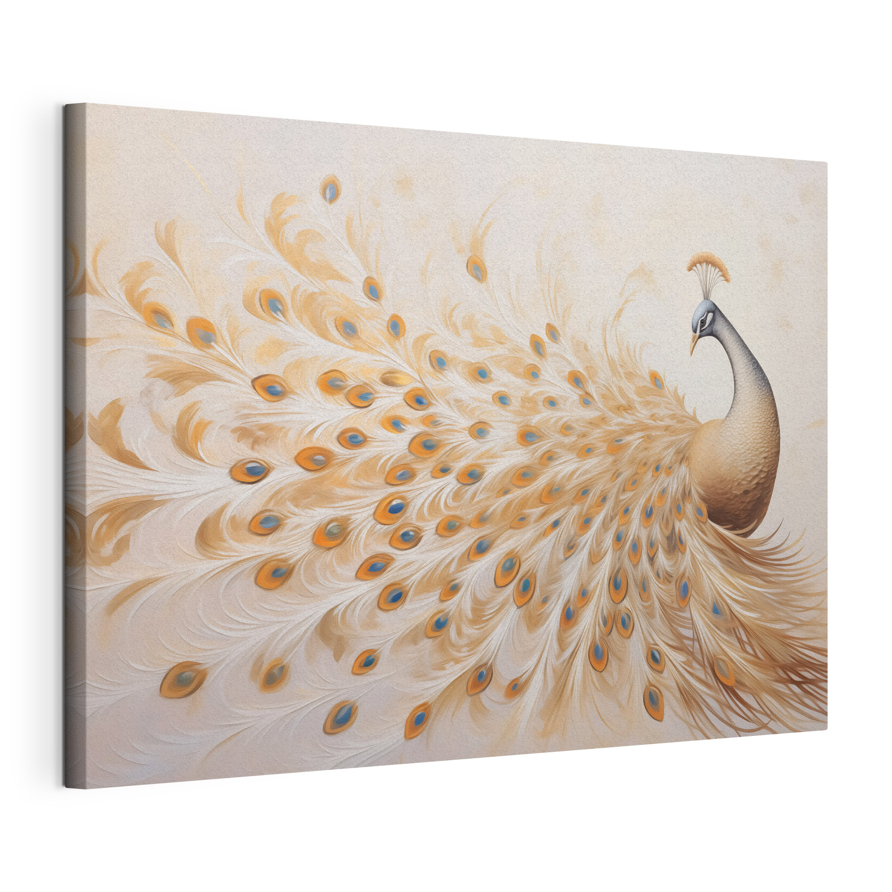 Painting of a peacock Painting of a peacock