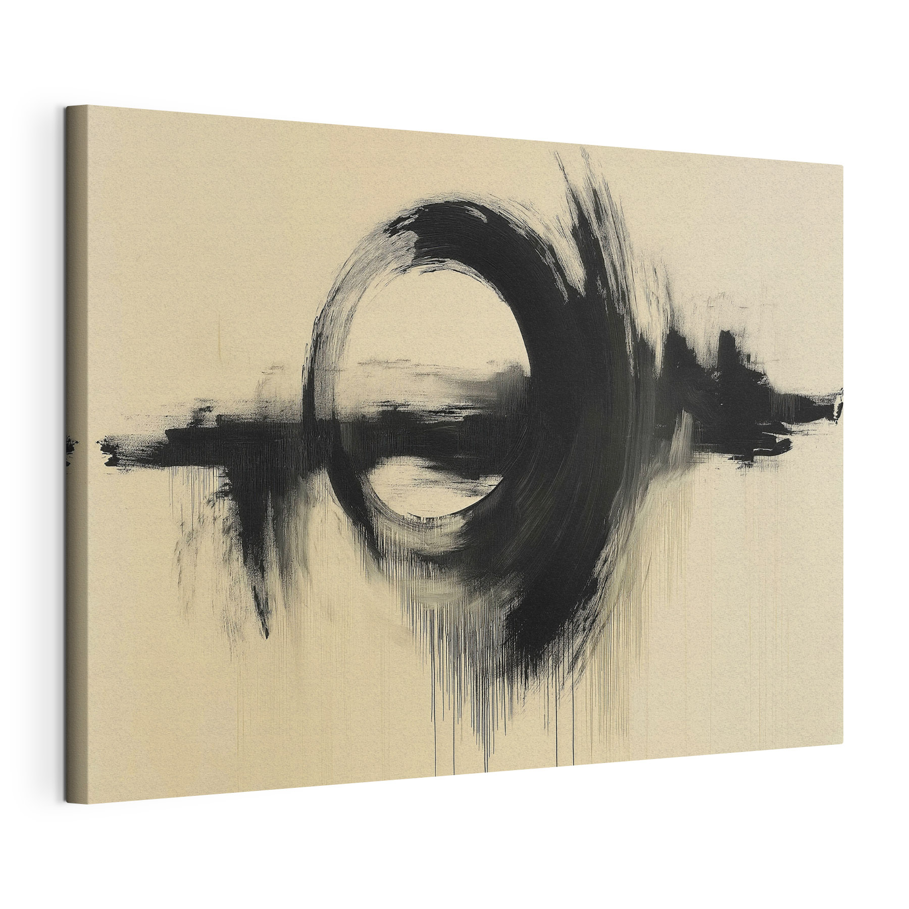 Black circle with white background Black circle with white background
