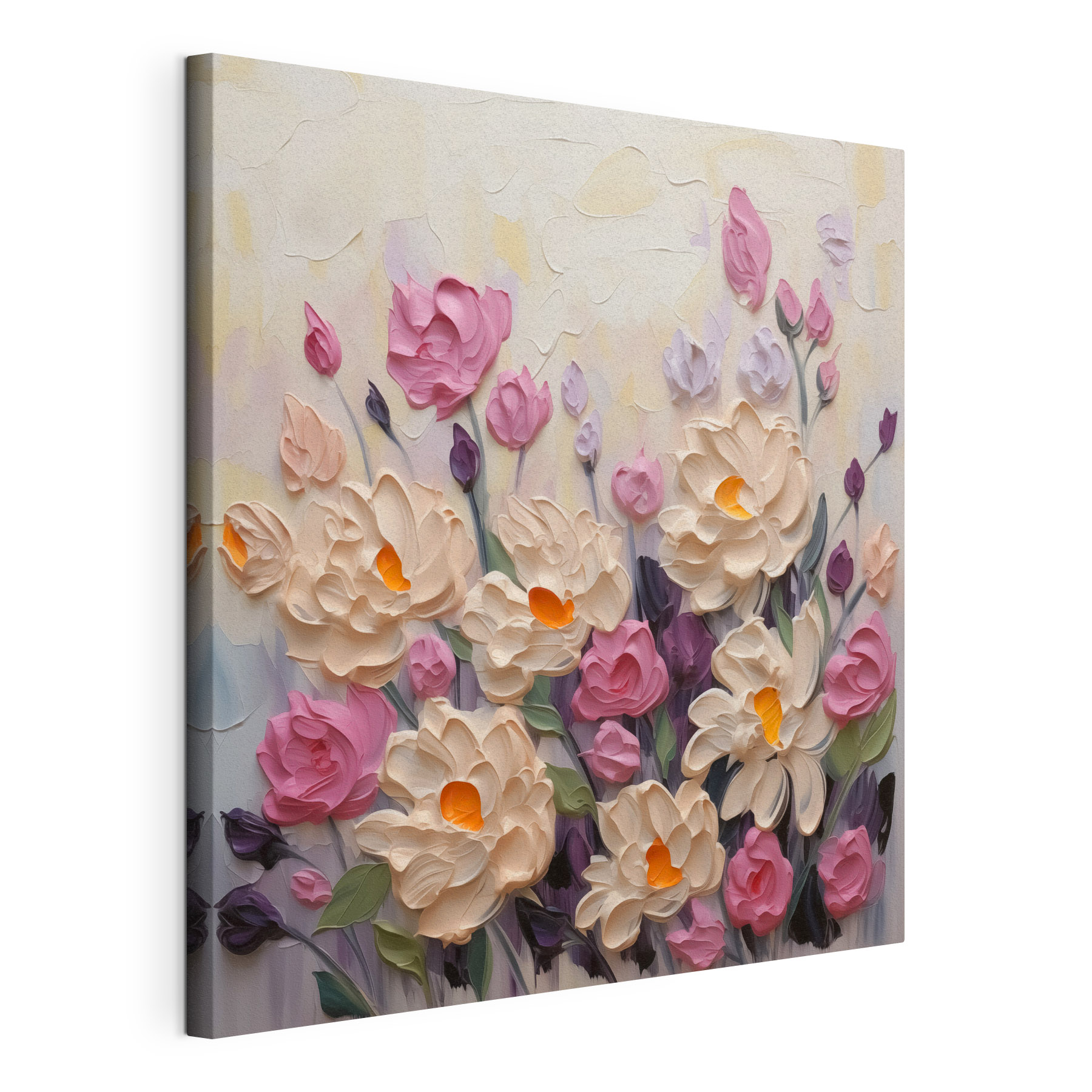 Painting of flowers and leaves Painting of flowers and leaves
