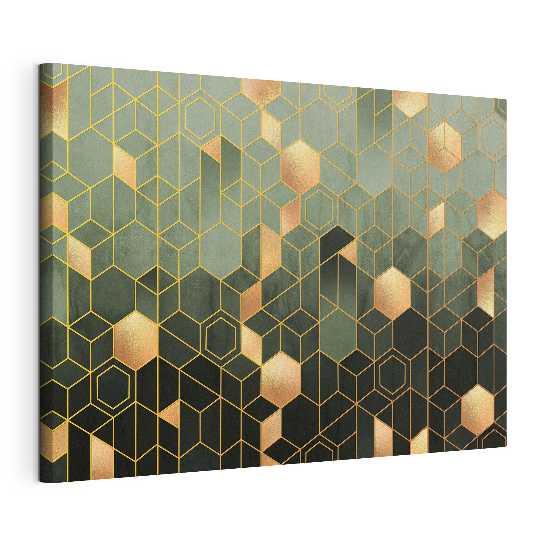 Pattern of hexagons and squares Pattern of hexagons and squares