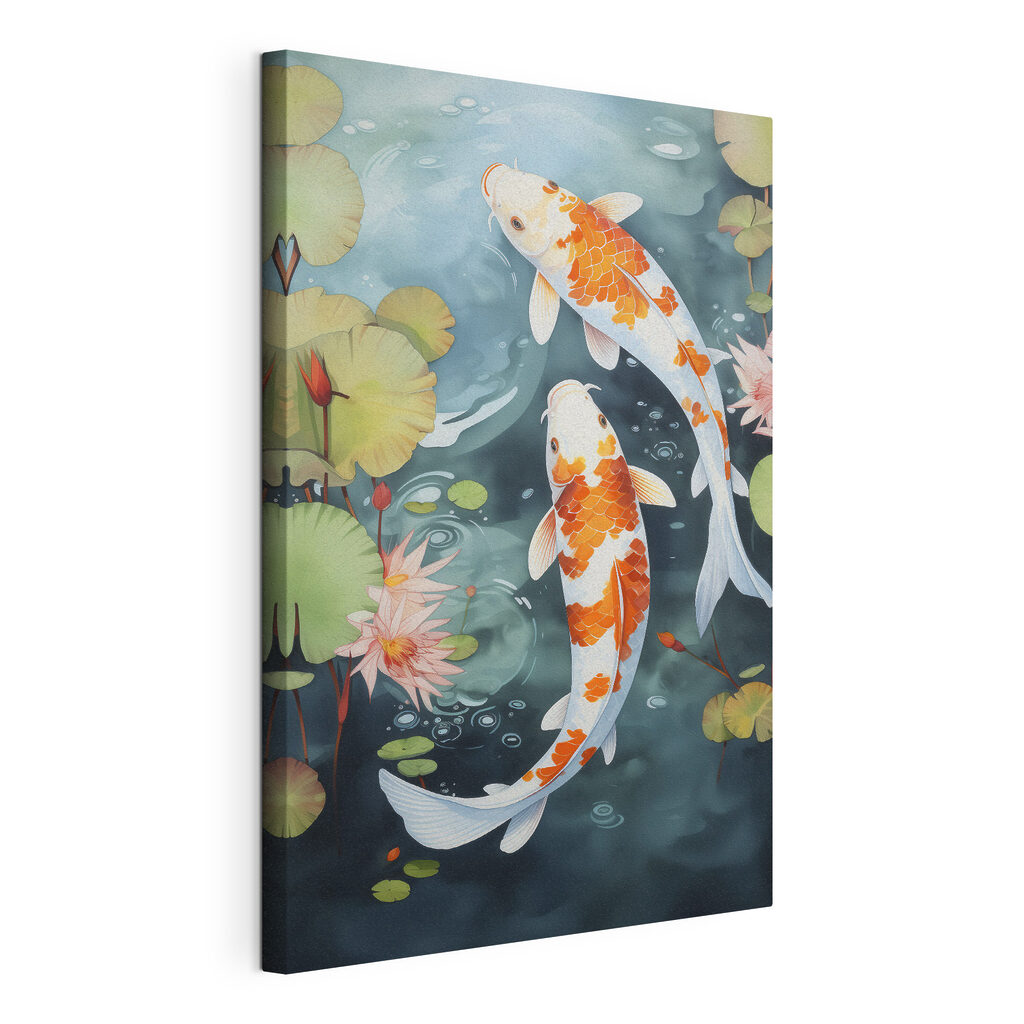 Two fish swimming in water Two fish swimming in water