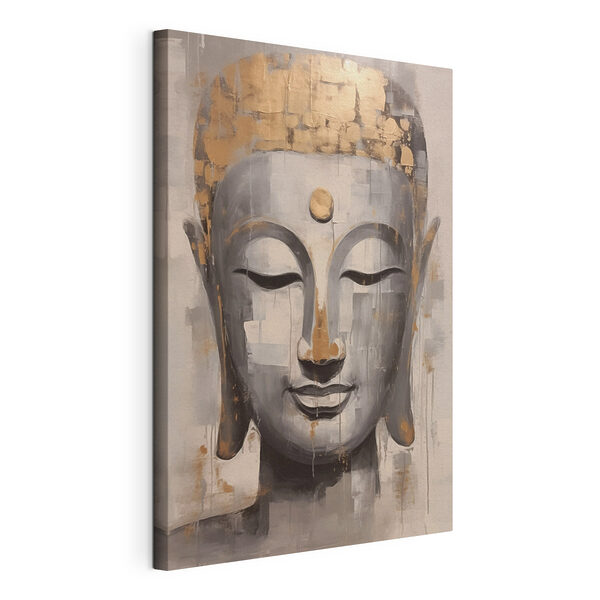 Vászonképek Vászonképek Buddha-arcot ábrázoló festmény (Cikkszám: s46219)