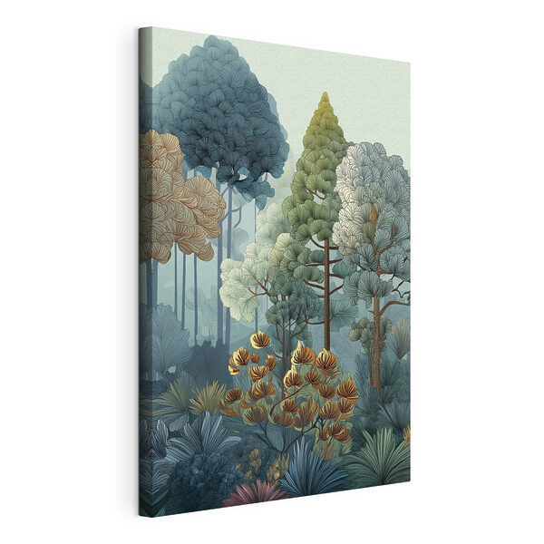 Fák és növények festése Vászonképek Fák és növények festése