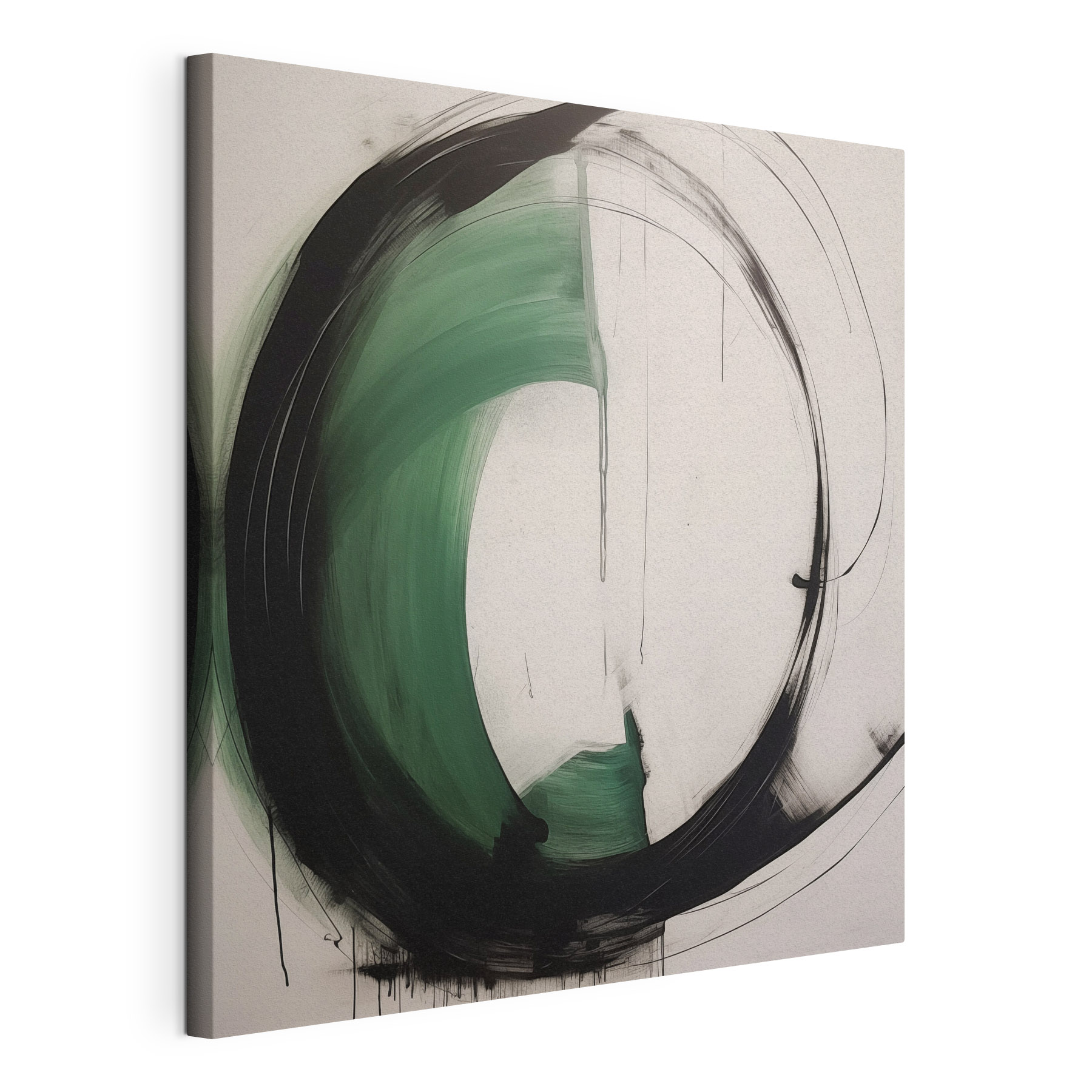 Black and green circle Black and green circle