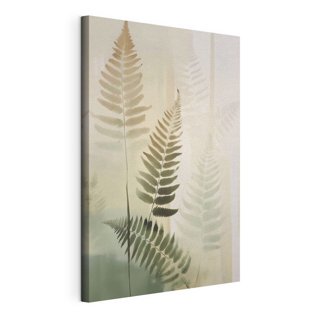 Fern leaves on a white background Fern leaves on a white background