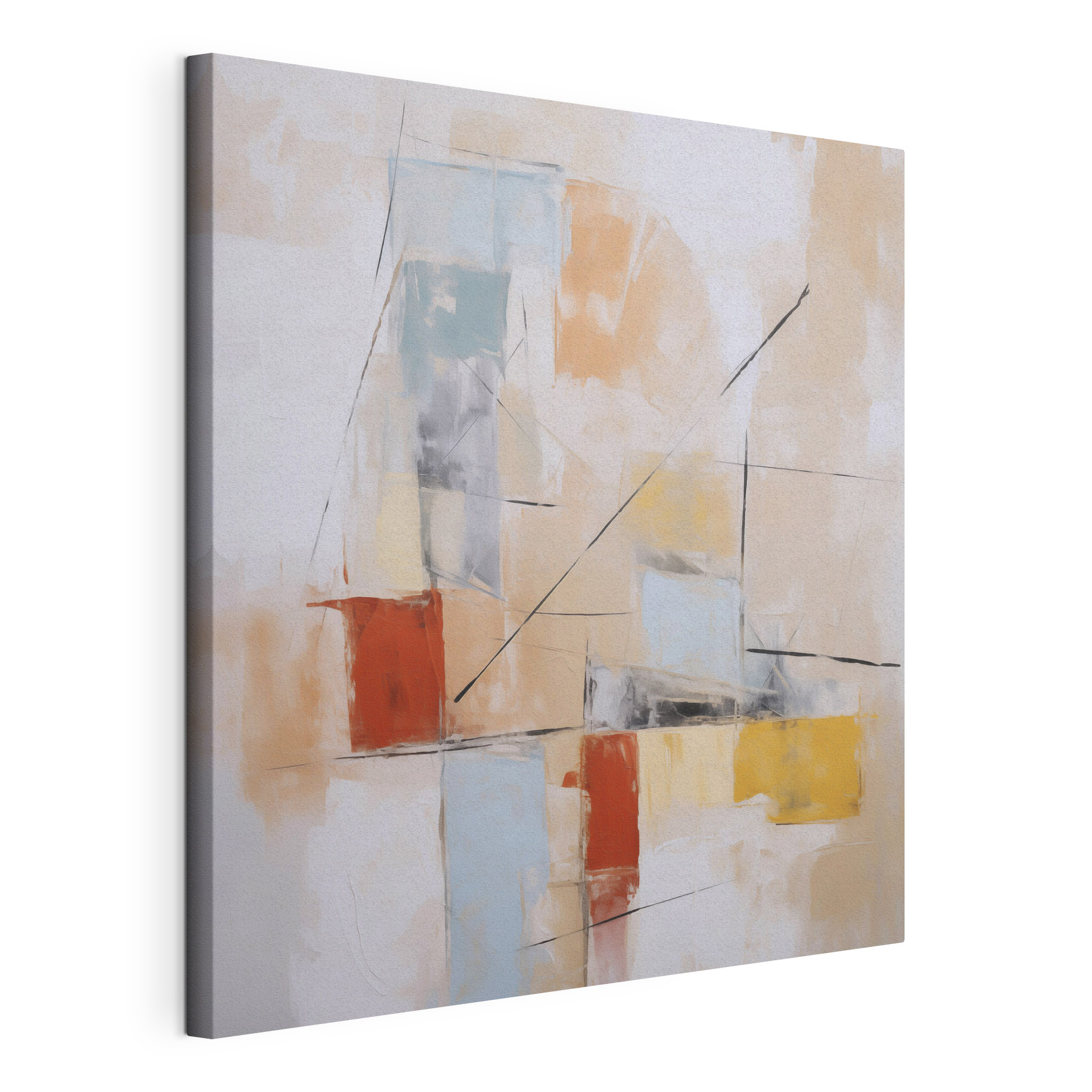 Painting of a colorful art piece