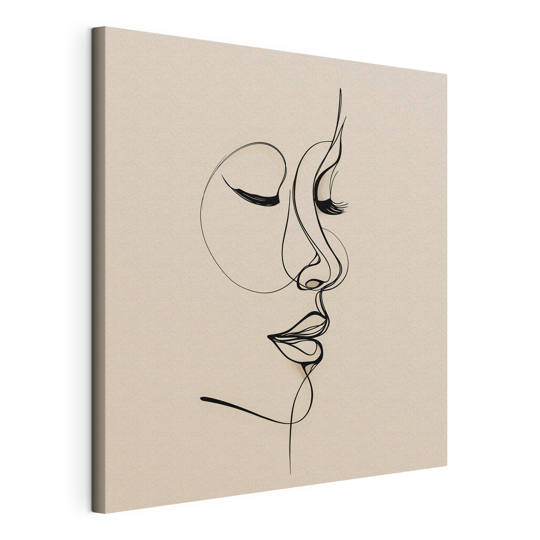 Drawing of a woman's face
