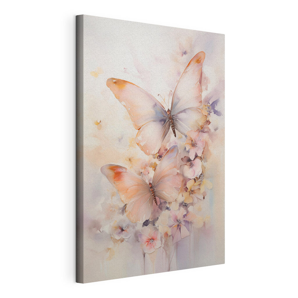 Butterflies on a flower