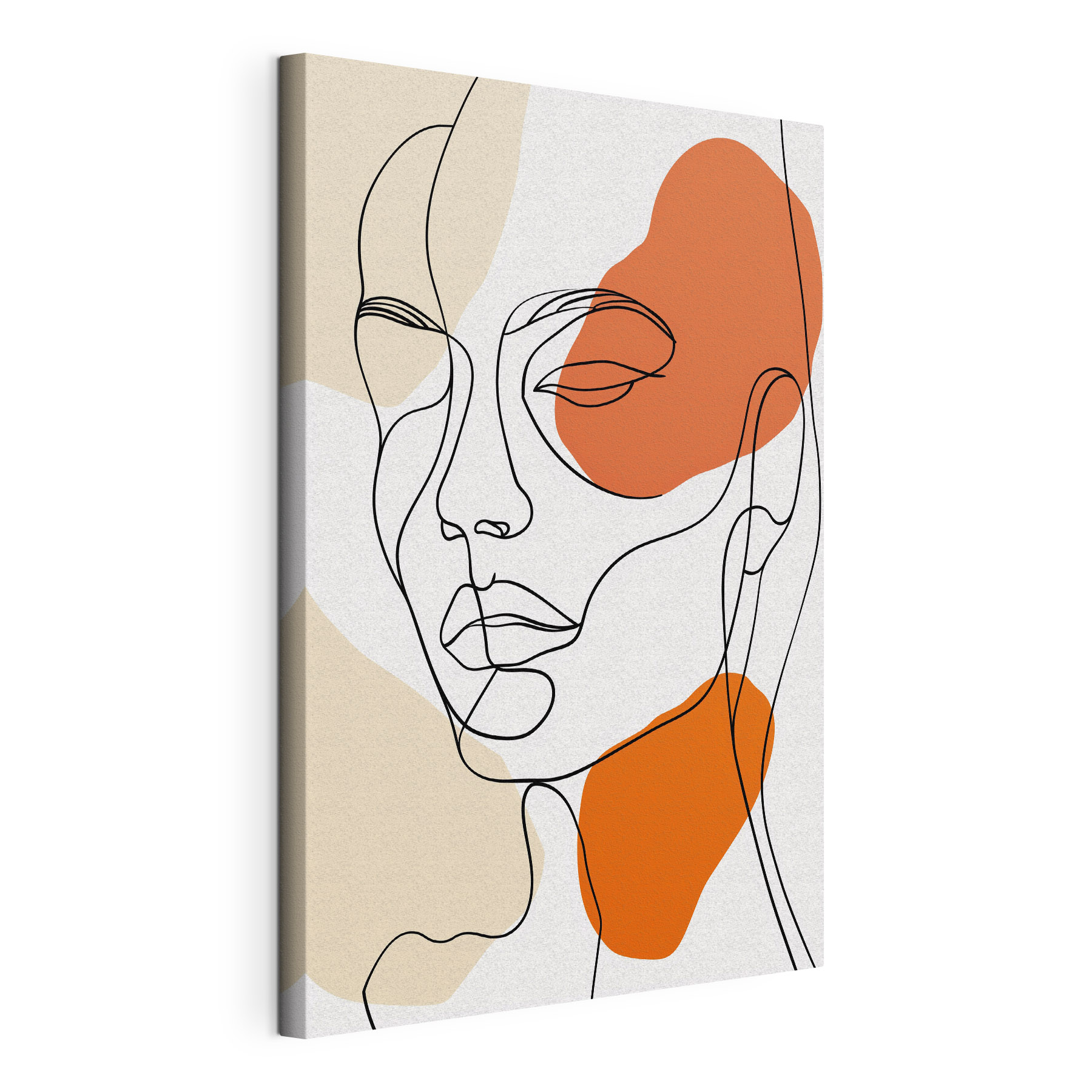 Drawing of a woman's face Drawing of a woman's face