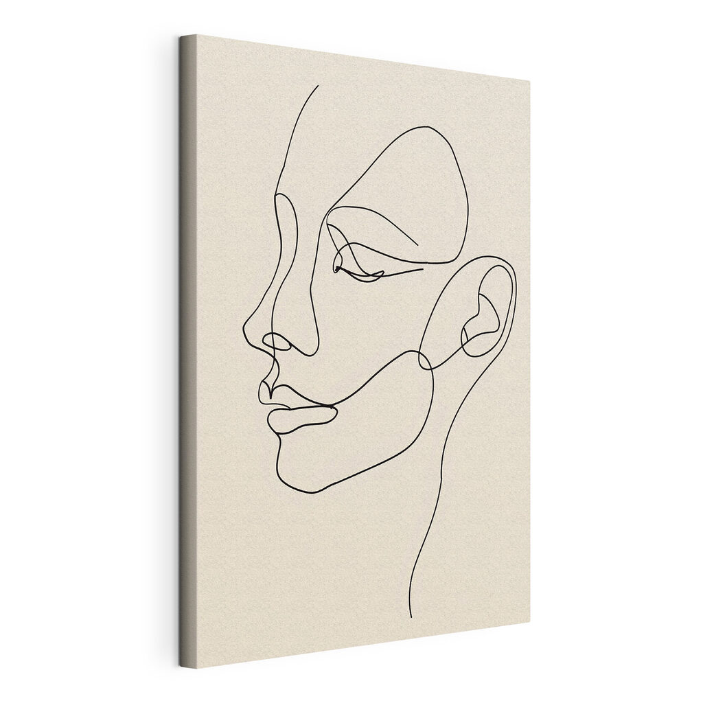 Drawing of a woman's face