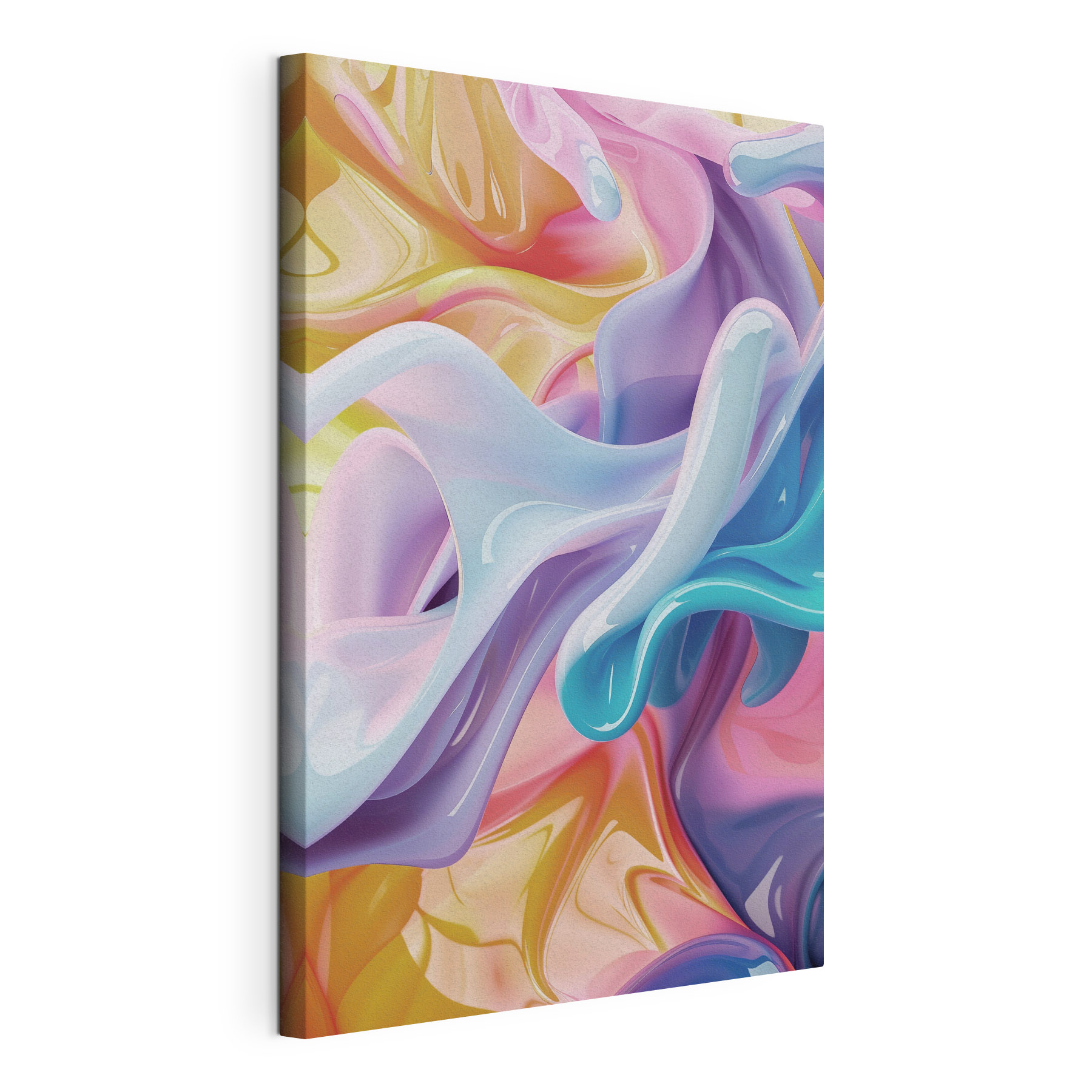 Flowing colors in vibrant harmony