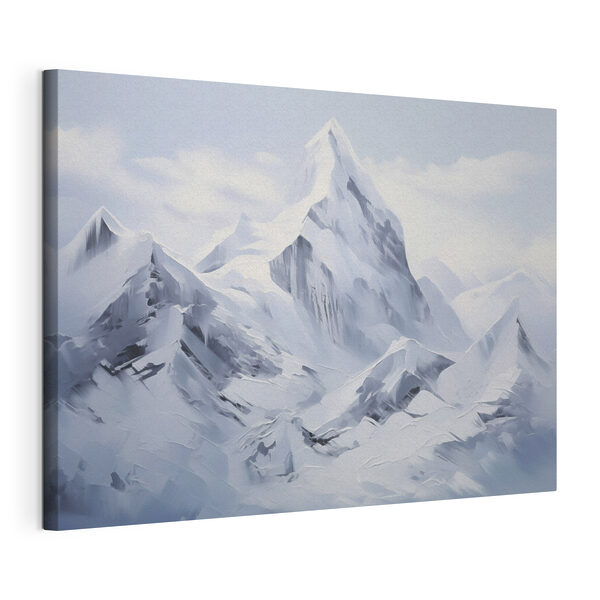 Vászonképek Vászonképek Havas hegy kék égbolttal (Cikkszám: s48591)