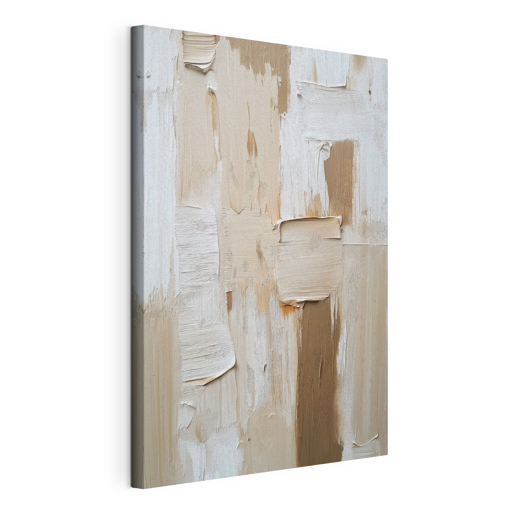 Abstract layers of neutral tones