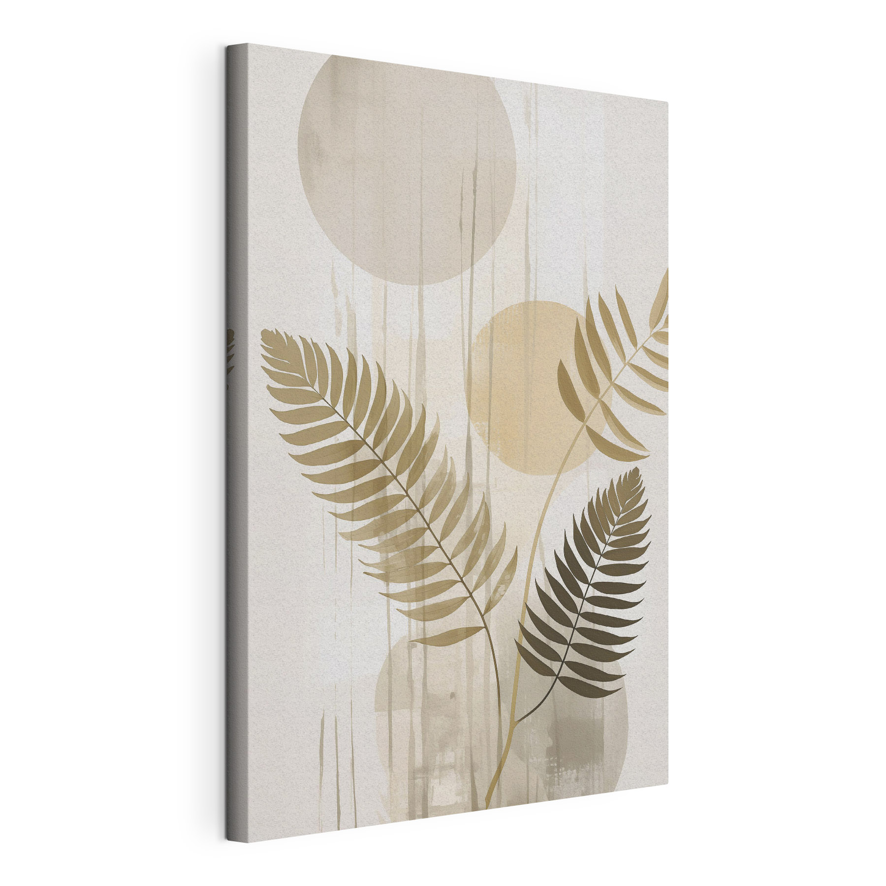 Soft foliage meets gentle abstract shapes Soft foliage meets gentle abstract shapes