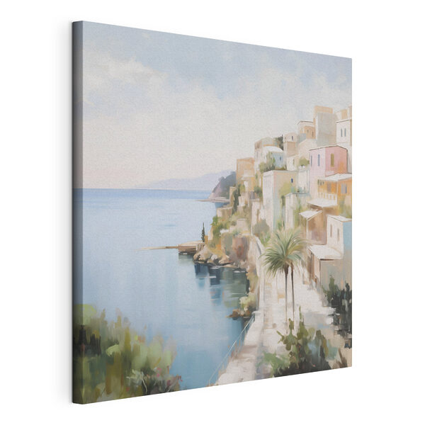 Vászonképek Akvarellfestmény egy tengerparti városról (Cikkszám: s48674) Vászonképek Vászonképek Akvarellfestmény egy tengerparti városról (Cikkszám: s48674)