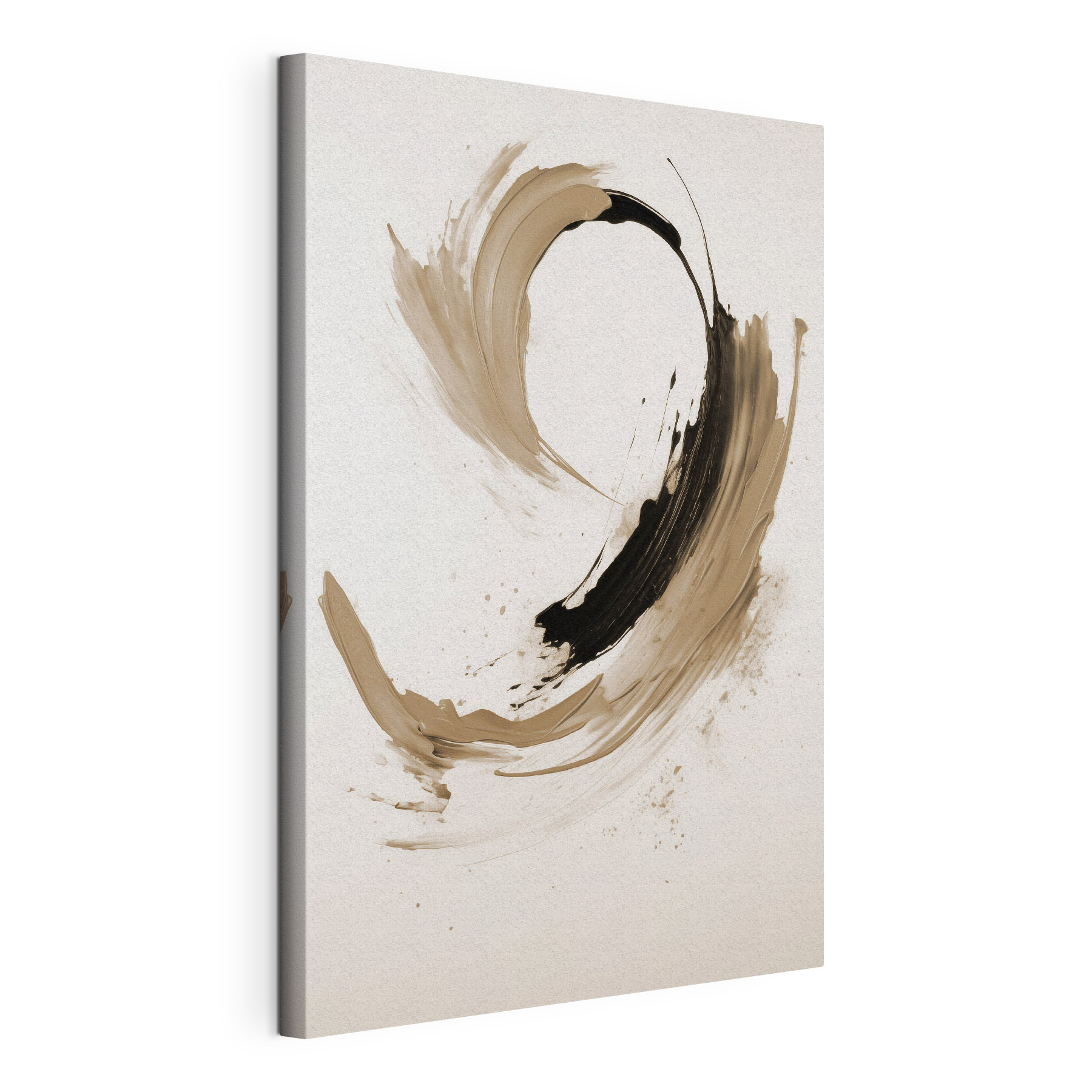 Black and tan brushstrokes Black and tan brushstrokes