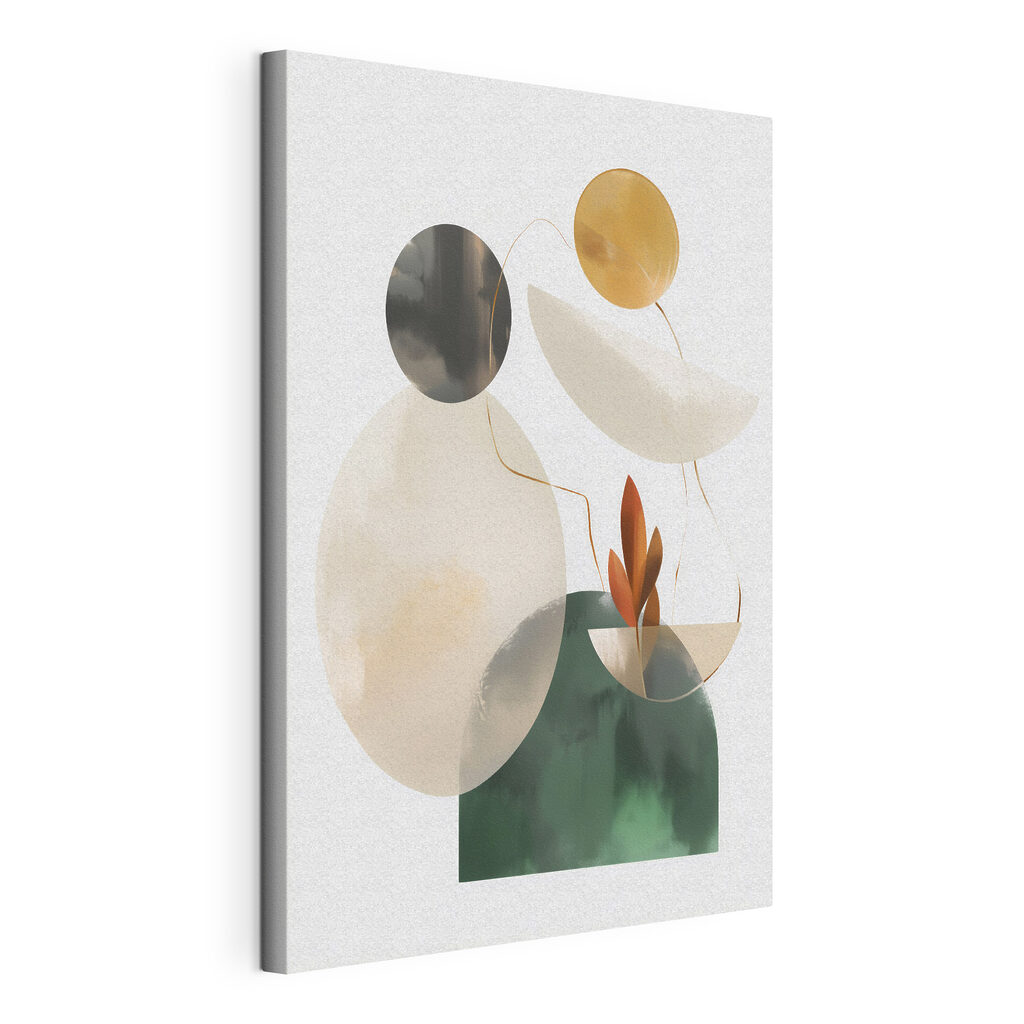 Group of objects with leaves Group of objects with leaves