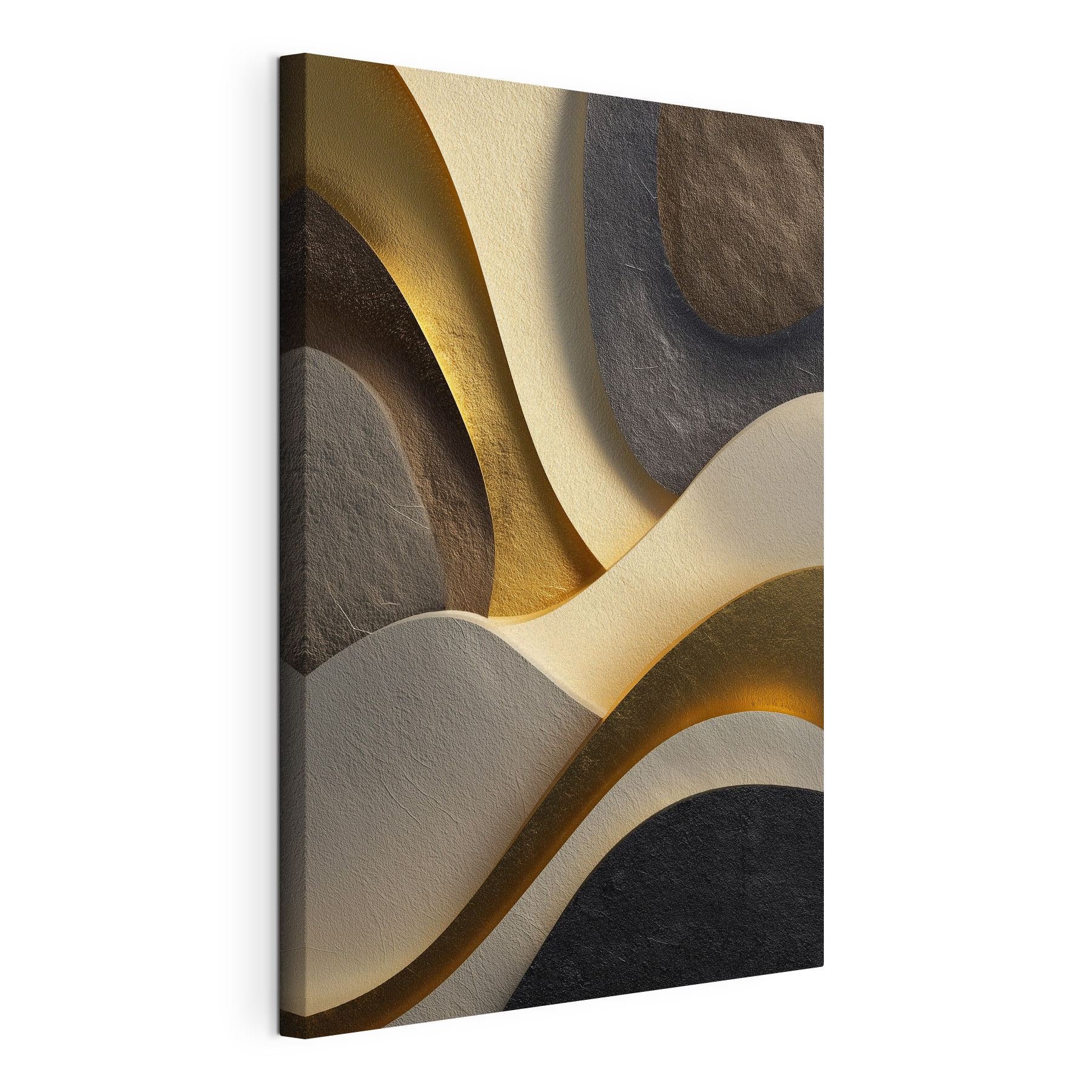 Waves of color and shape interplay