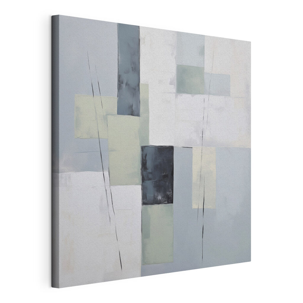 Painting of squares and lines Painting of squares and lines