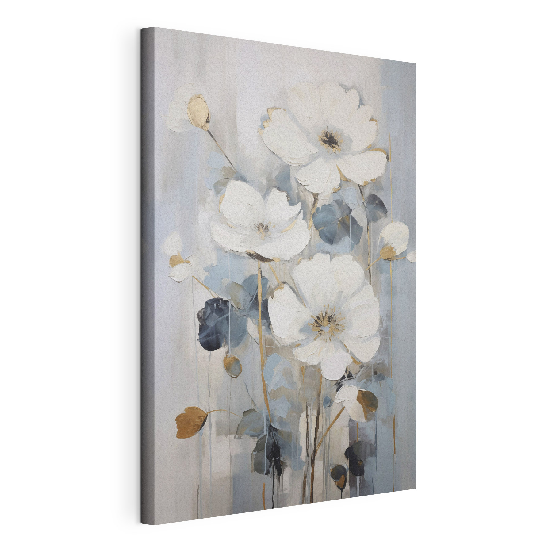 Painting of white flowers