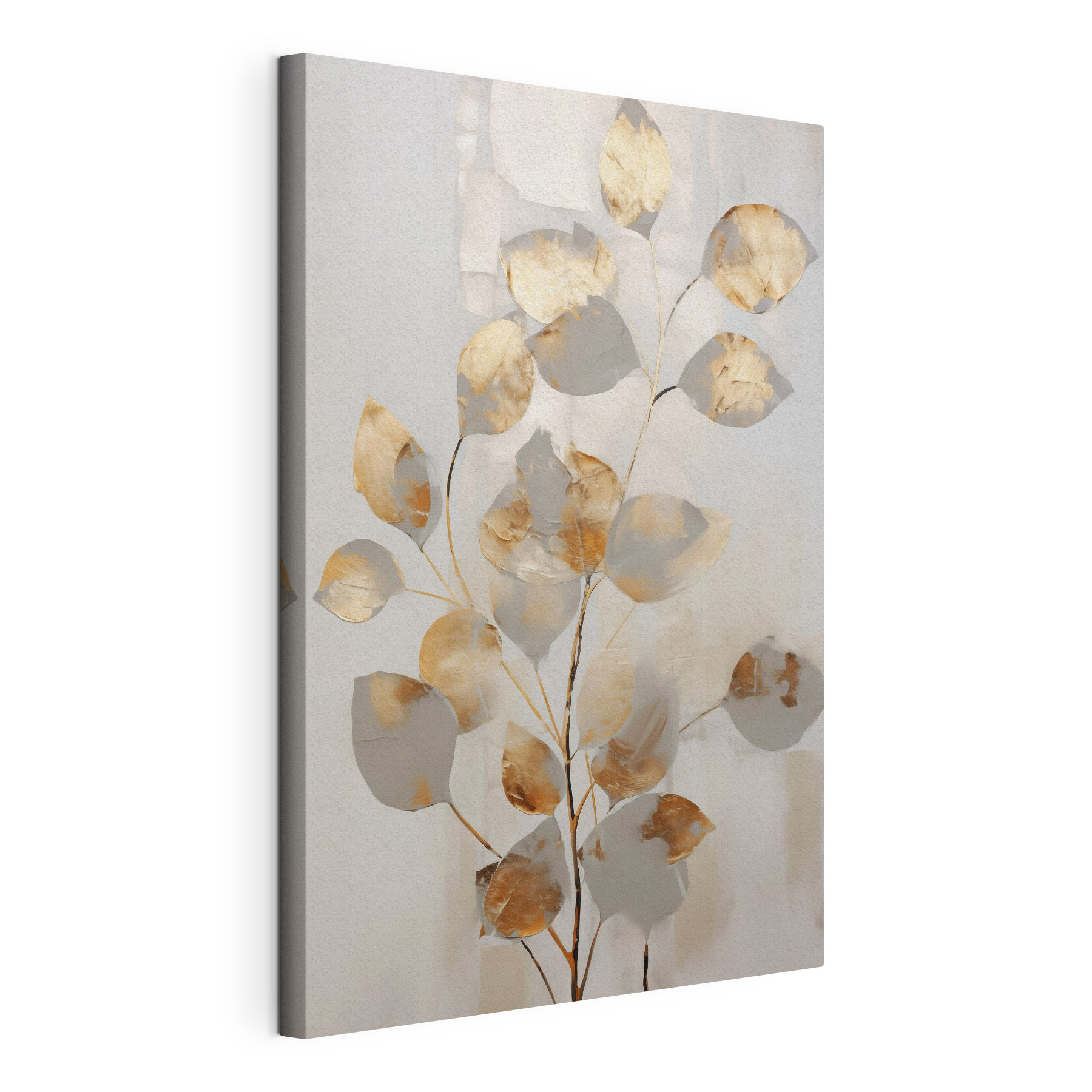 Painting of a branch with leaves