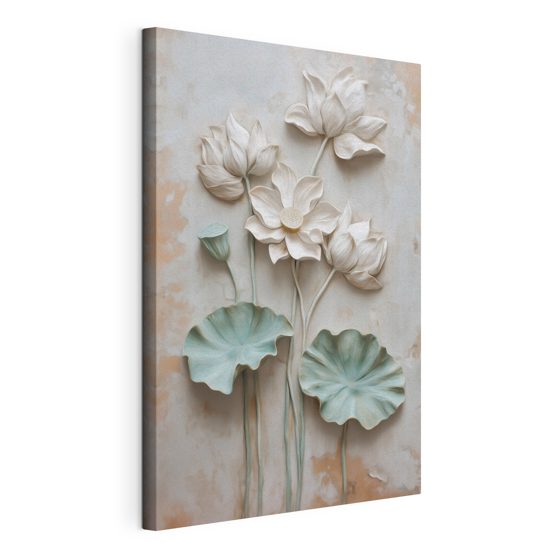 Radiant blooms in peaceful hues Radiant blooms in peaceful hues