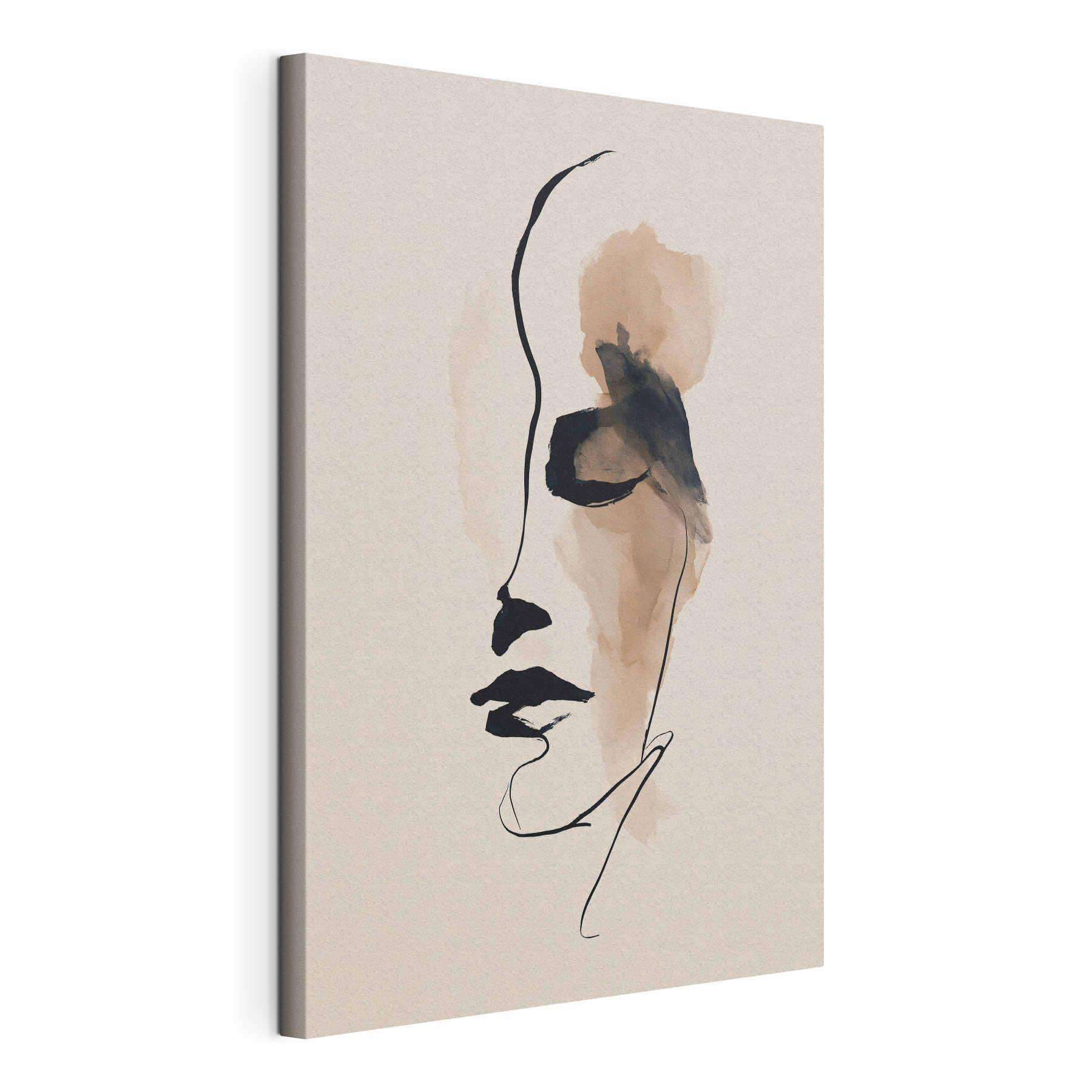 Drawing of a woman's face