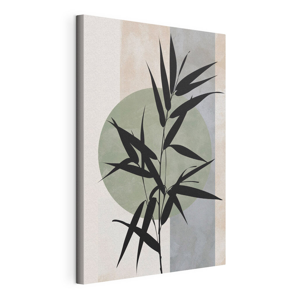 Black plant with leaves