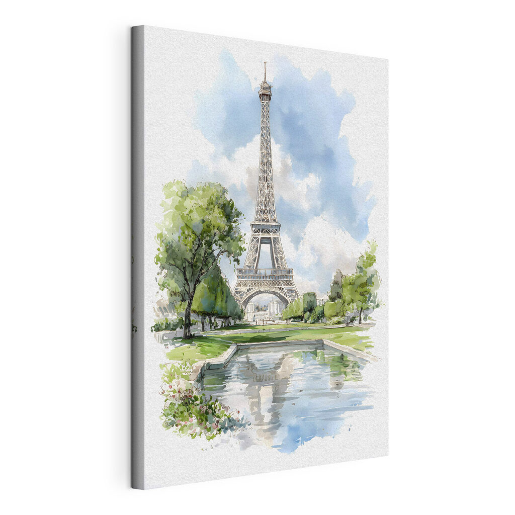 Watercolor of a tower