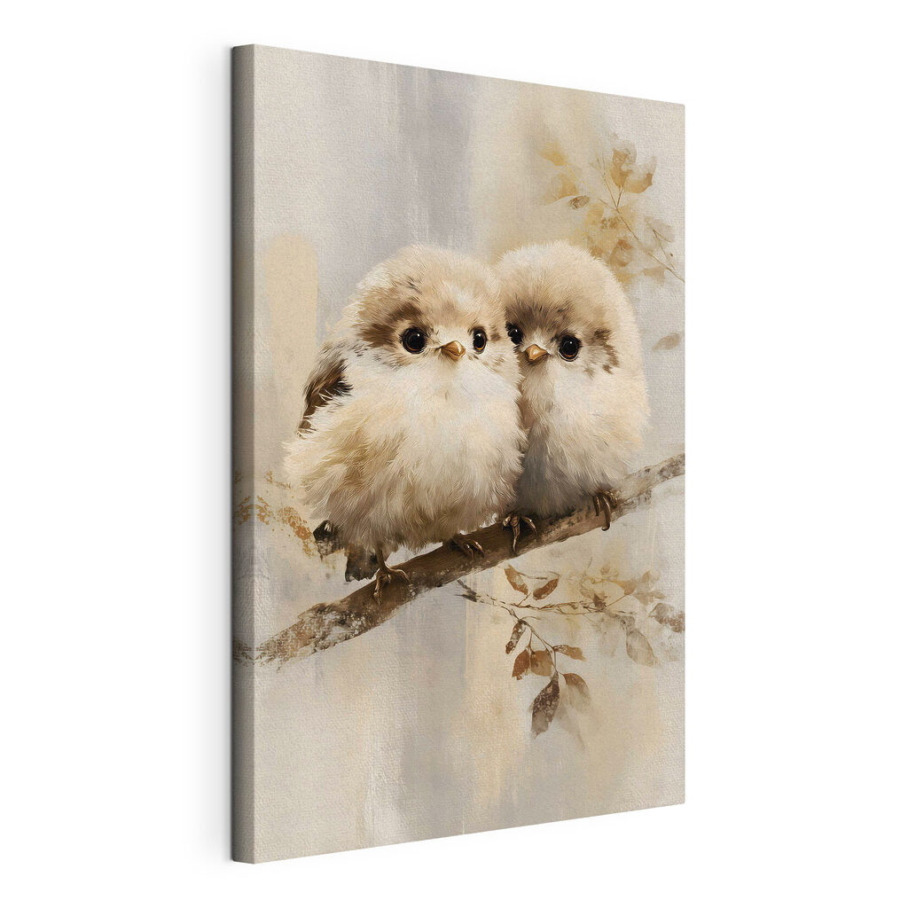 Two birds on a branch