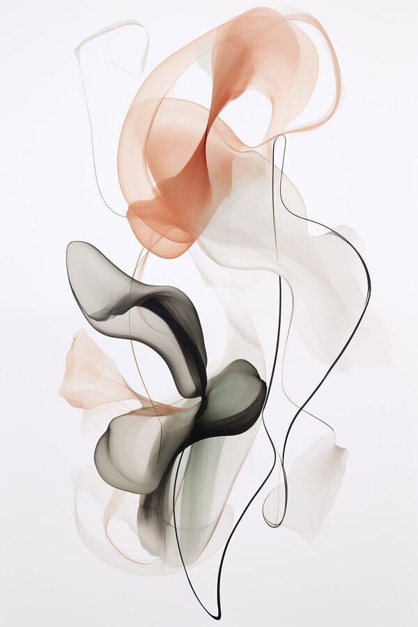 Delicate shapes in soft hues Delicate shapes in soft hues