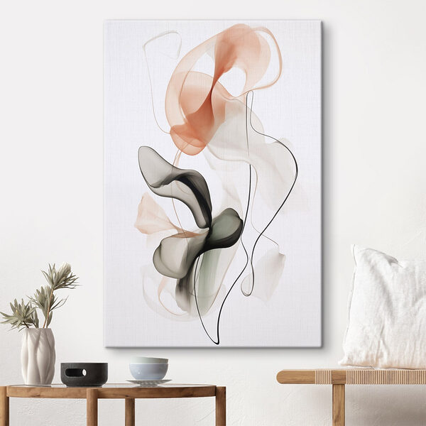 Delicate shapes in soft hues Delicate shapes in soft hues