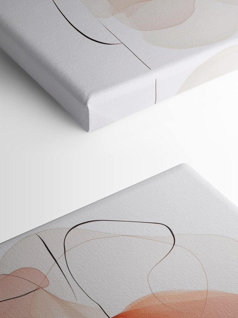 Fluid shapes in soft, warm tones Fluid shapes in soft, warm tones