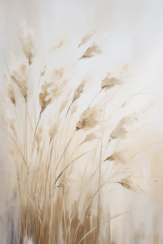 Delicate grasses in soft hues Delicate grasses in soft hues